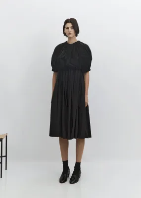 Cotton Velveteen Combo Dress