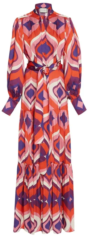Dominica Printed Maxi Dress