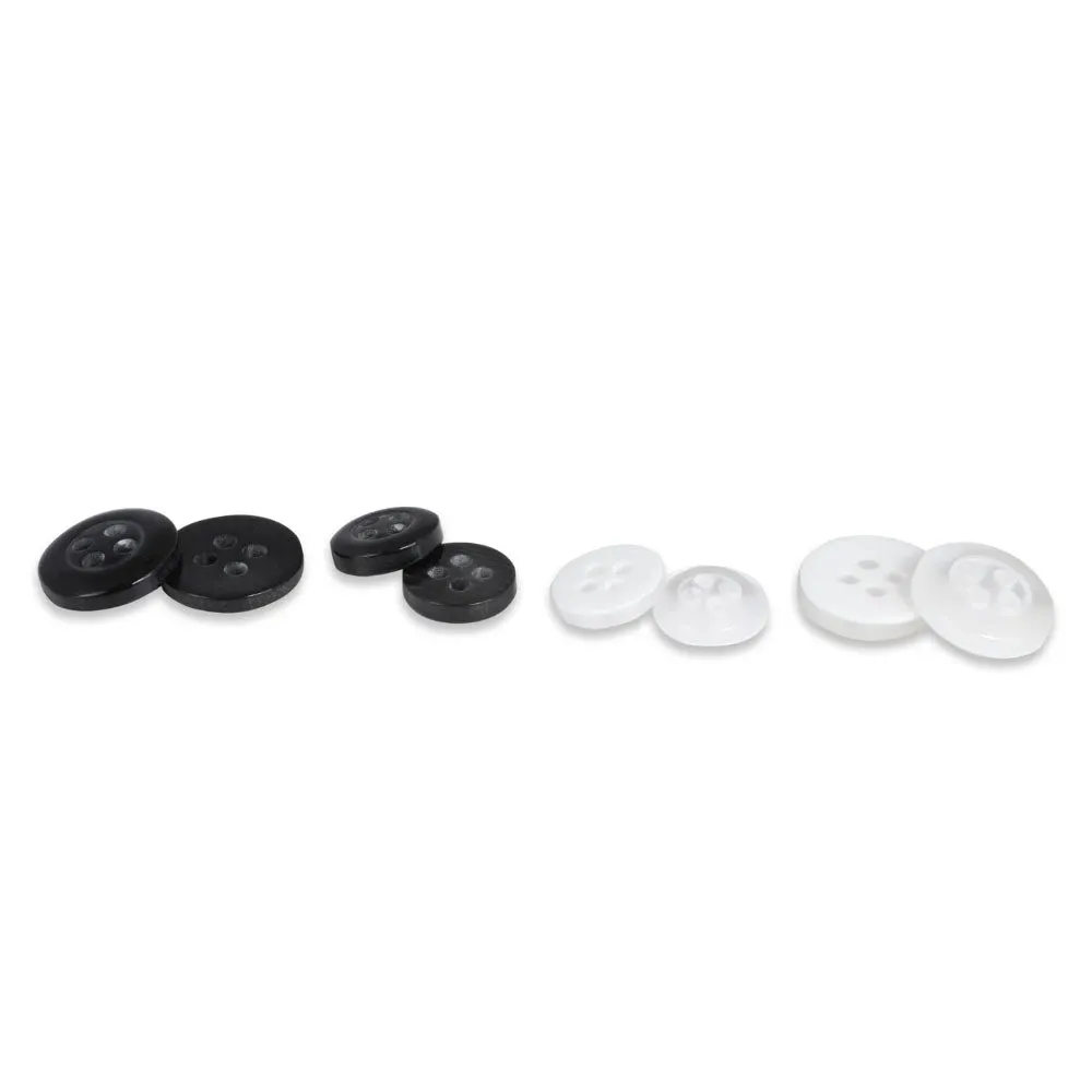 Dritz, Assorted Shirt Buttons (20pc) - 9mm & 11mm