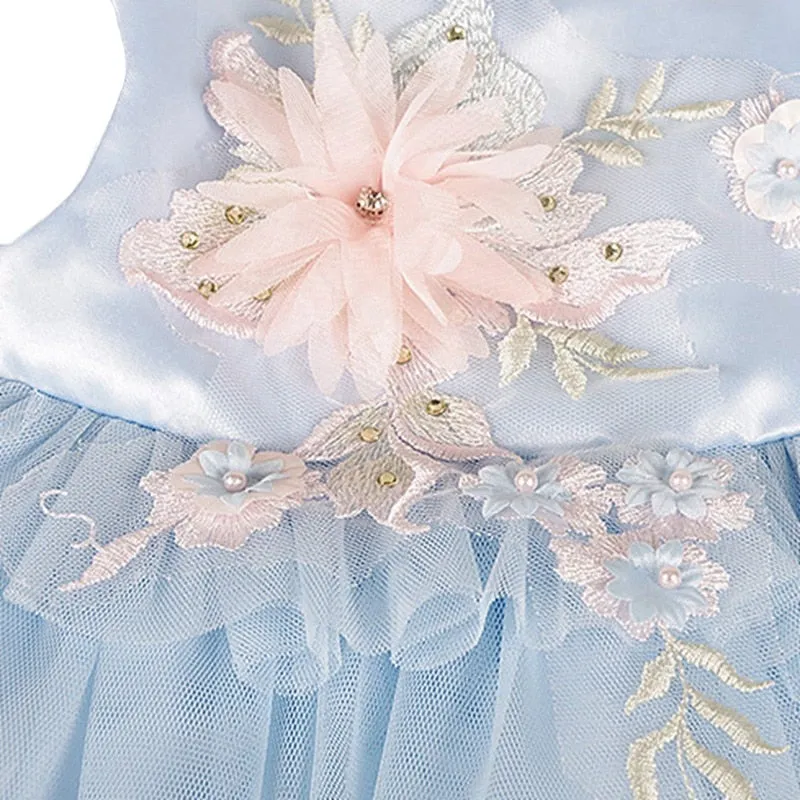 Floral Cascade Dog Party Dress