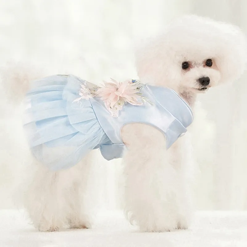 Floral Cascade Dog Party Dress
