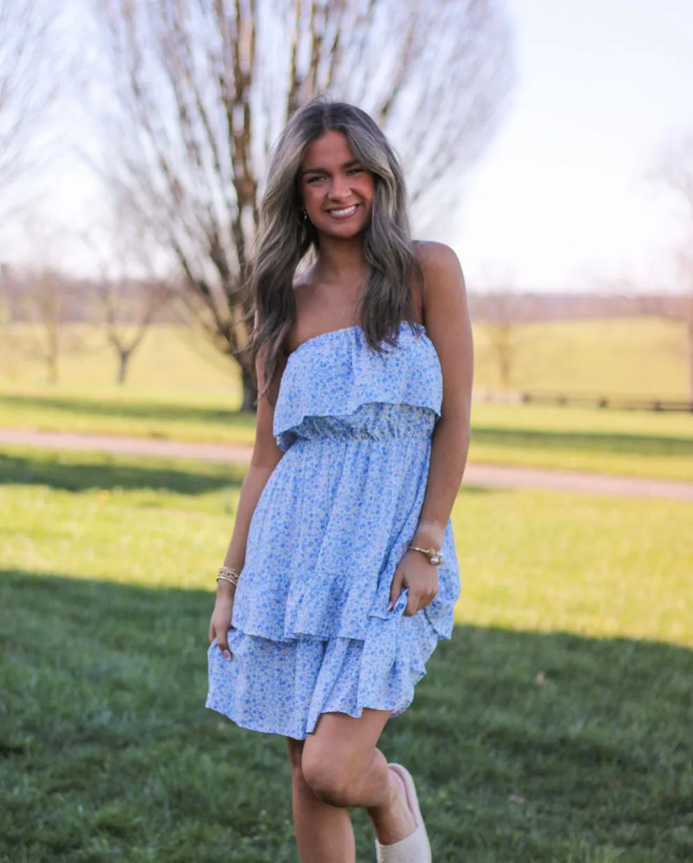 Forget Me Not Strapless dress
