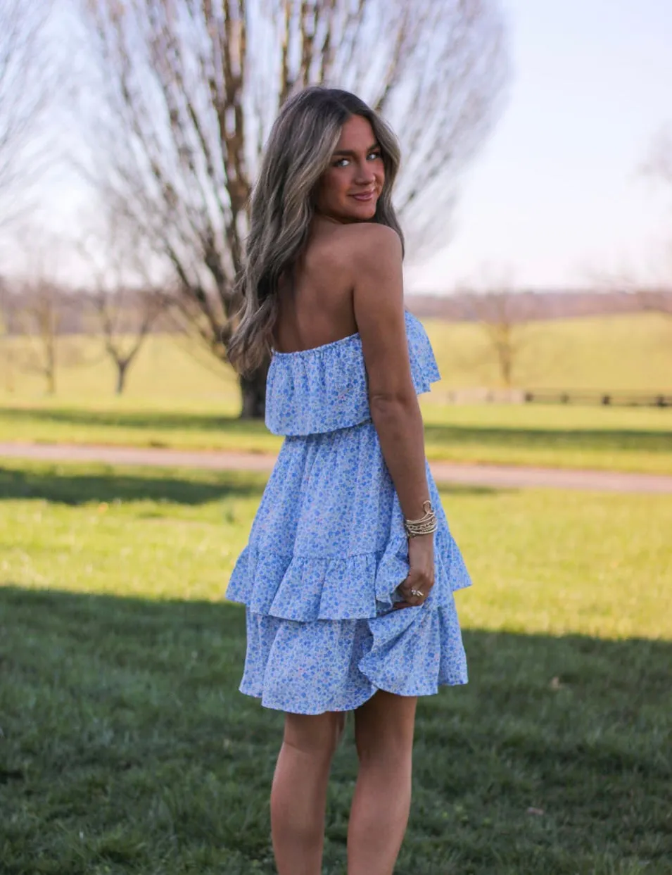 Forget Me Not Strapless dress