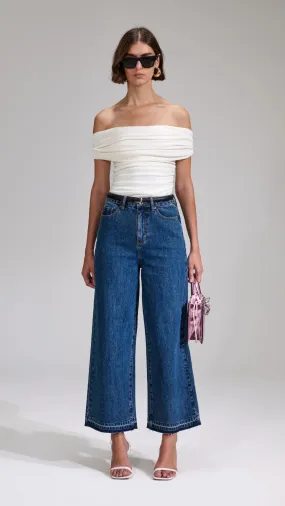 Jersey Off Shoulder Top