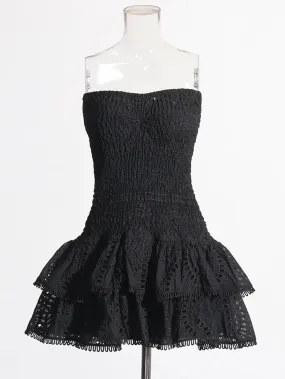 Molly Hollow Out Strapless Mini Dress