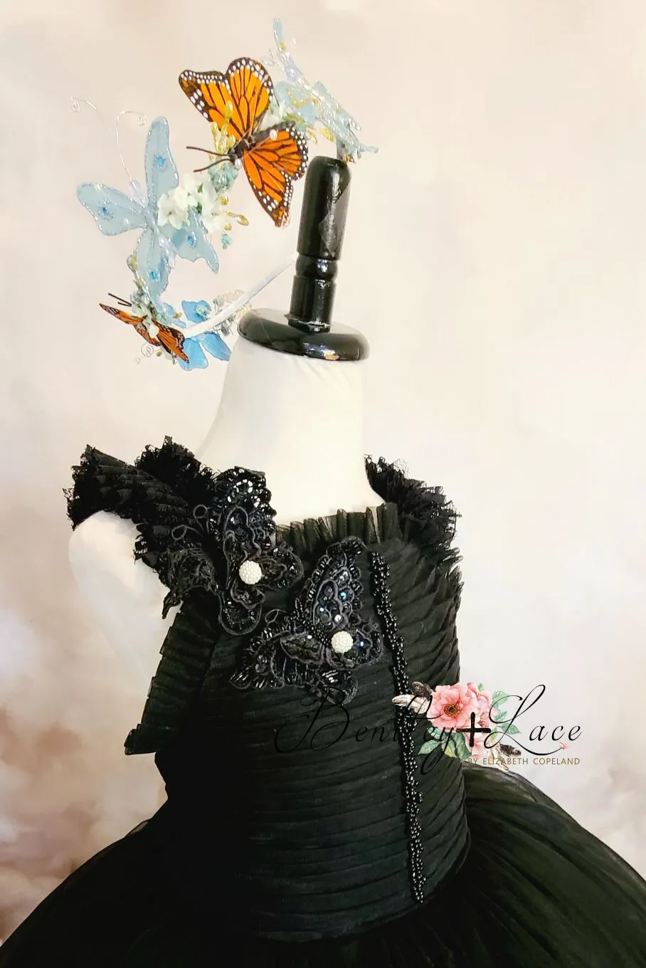 Rts euc retired rental "Alexandria" -  Floor long Length Dress- ( 8 Year - Petite 13 Year) Couture Rental Gown