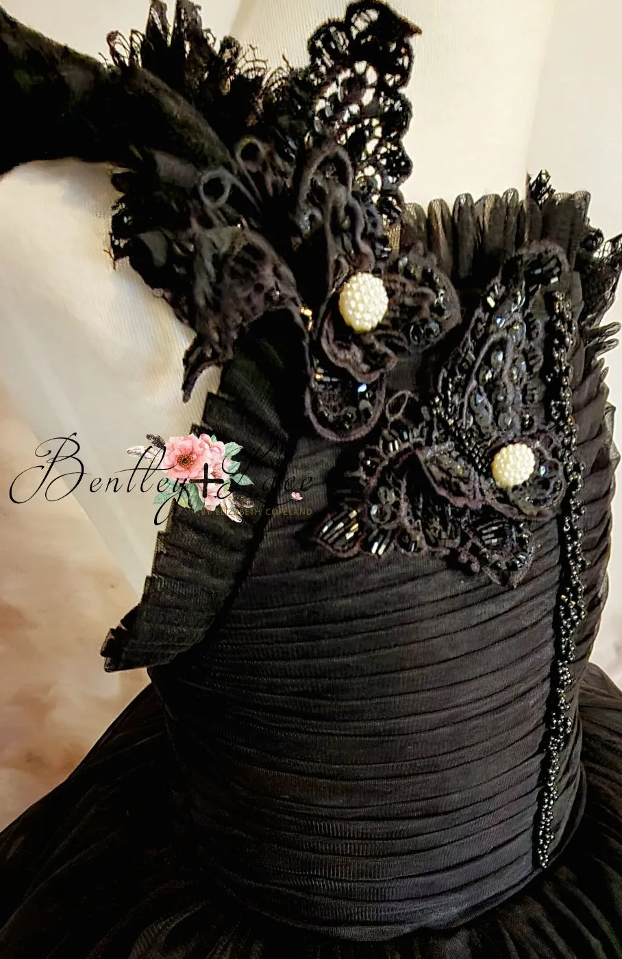 Rts euc retired rental "Alexandria" -  Floor long Length Dress- ( 8 Year - Petite 13 Year) Couture Rental Gown